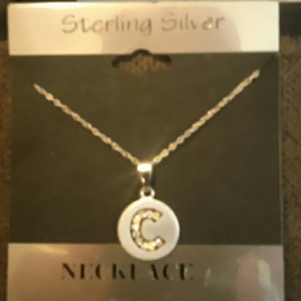 Letter C Monogram Necklace